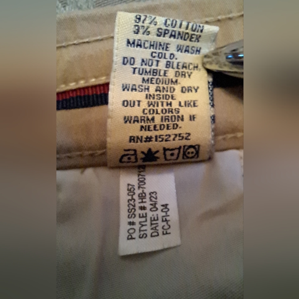 Hudson & Barrow Men's 32 Khaki Chino Shorts NWT - Picture 14 of 16